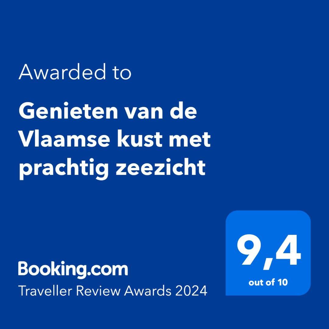 Genieten Van De Vlaamse Kust Met Prachtig Zeezicht De Haan Exteriör bild